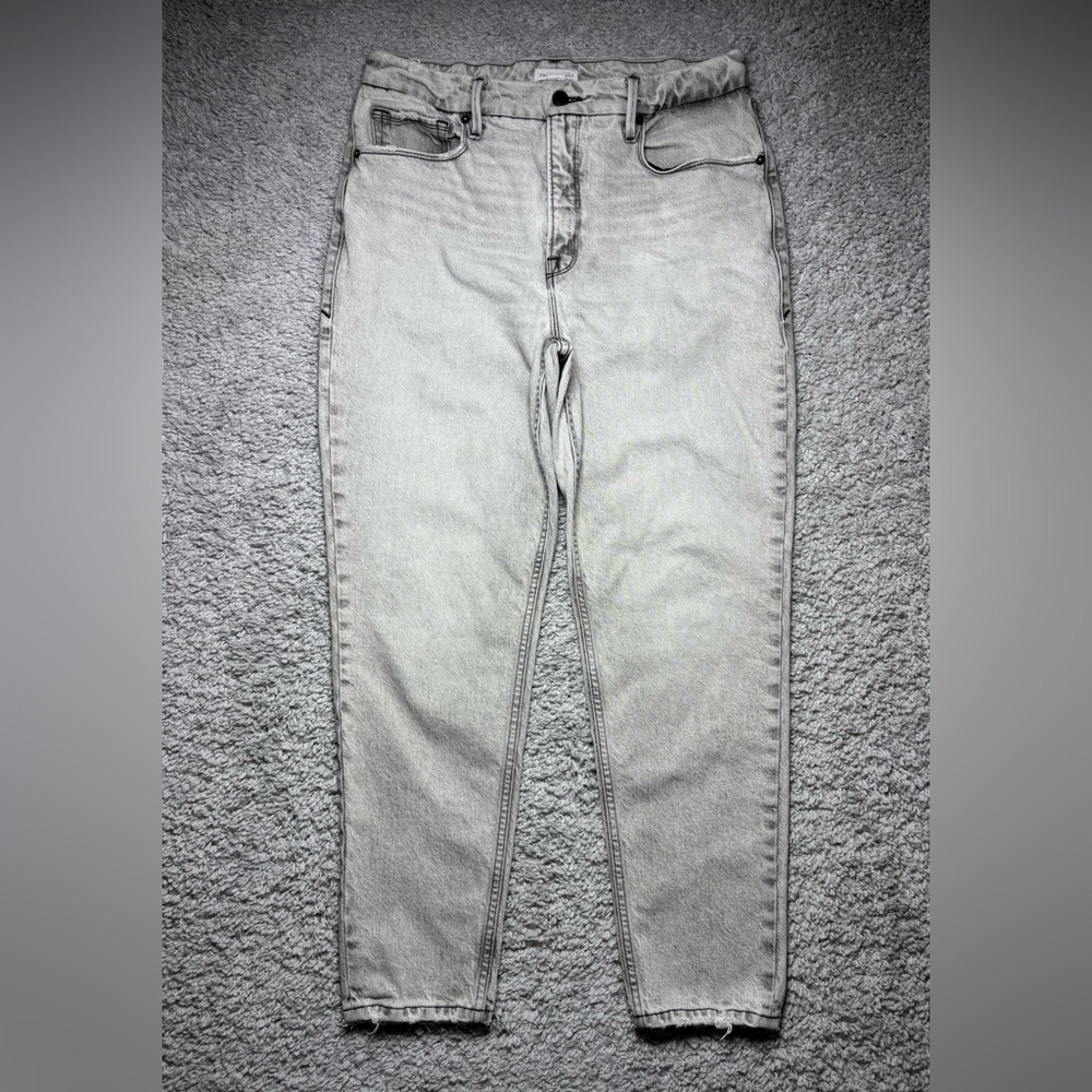 Good American Jeans Womens 10 High Rise Distressed Casual Everyday Streetwear